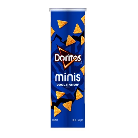 Doritos Minis Chips de Tortilla Sabor Cool Ranch, 5.125 oz, Bote