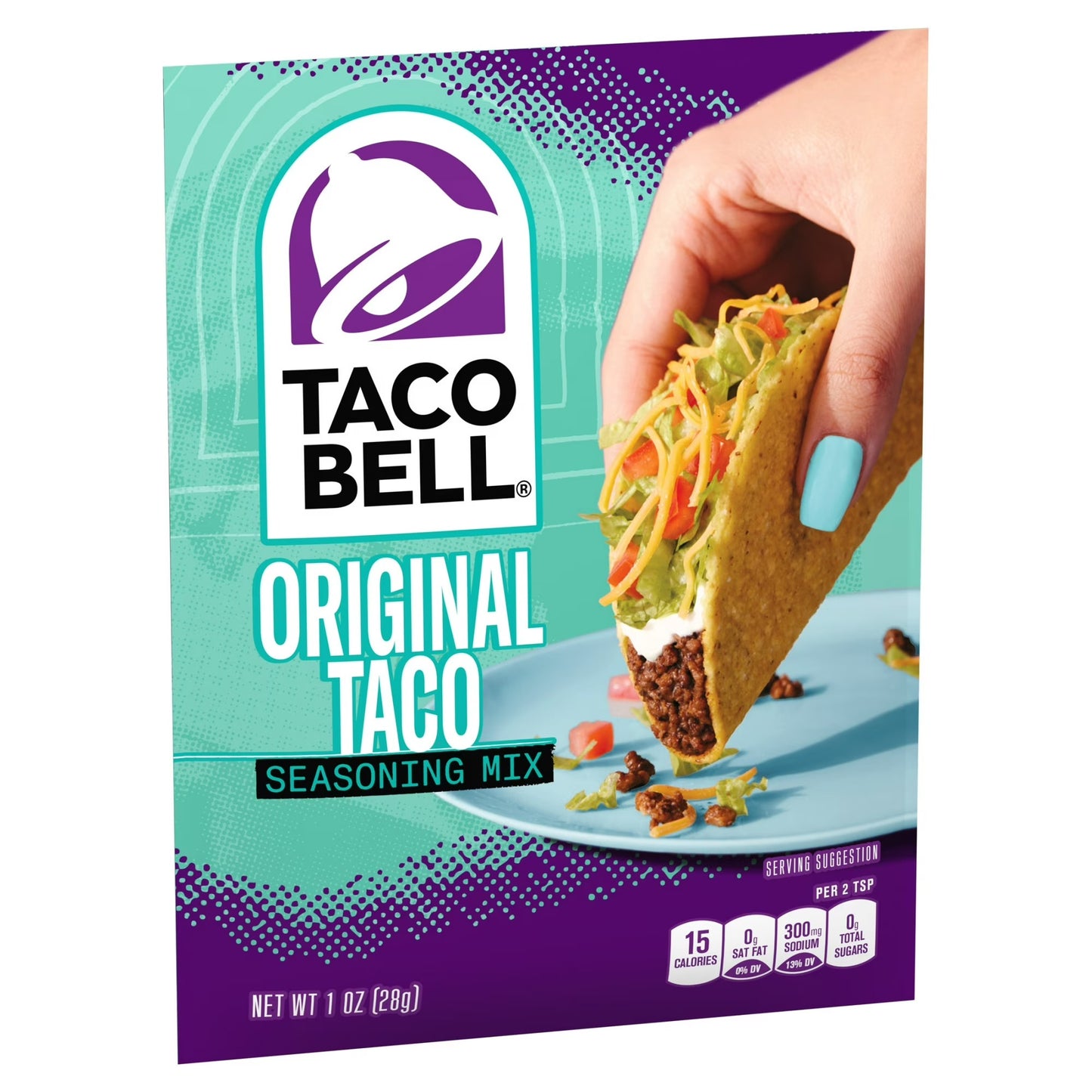 Taco Bell Original Taco Mezcla de Condimentos, Paquete de 1 oz
