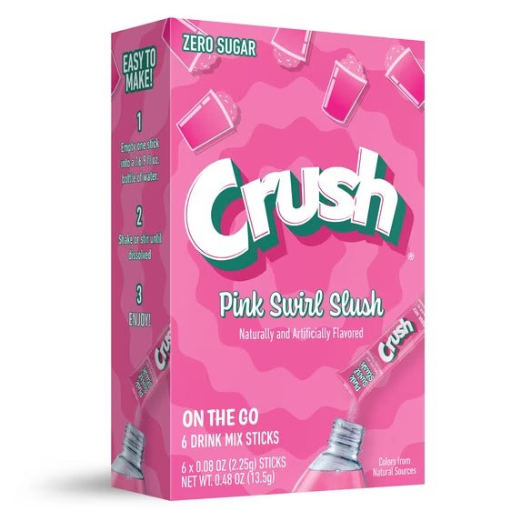Crush Mezcla en Polvo para Bebida Pink Swirl Slush