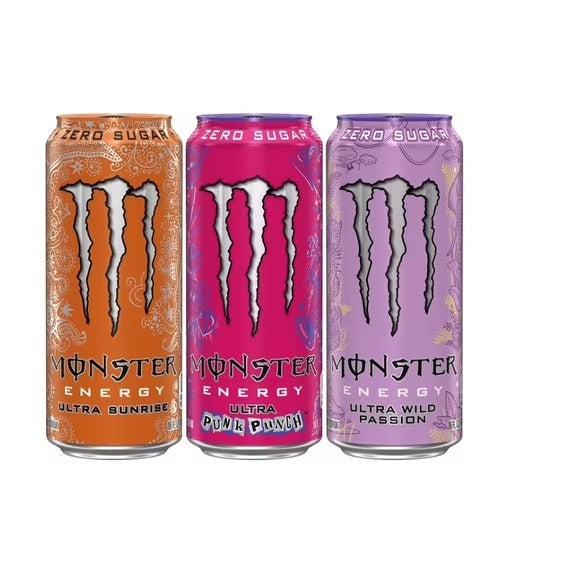 Monster Energy Ultra sin Azúcar, Lata de 16 fl oz, unidad