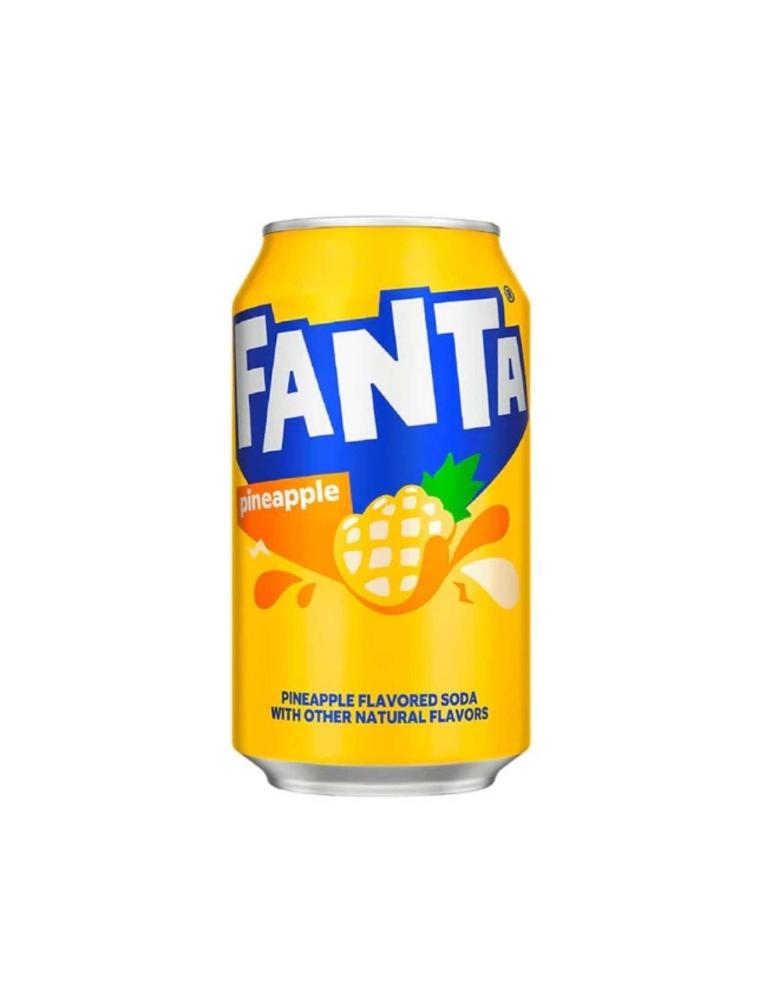 Fanta Pineapple Refresco de Piña en Lata de 12 fl oz