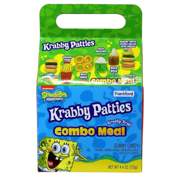 SpongeBob Squarepants Combo de Comida de Caramelos de Goma Krabby Patties
