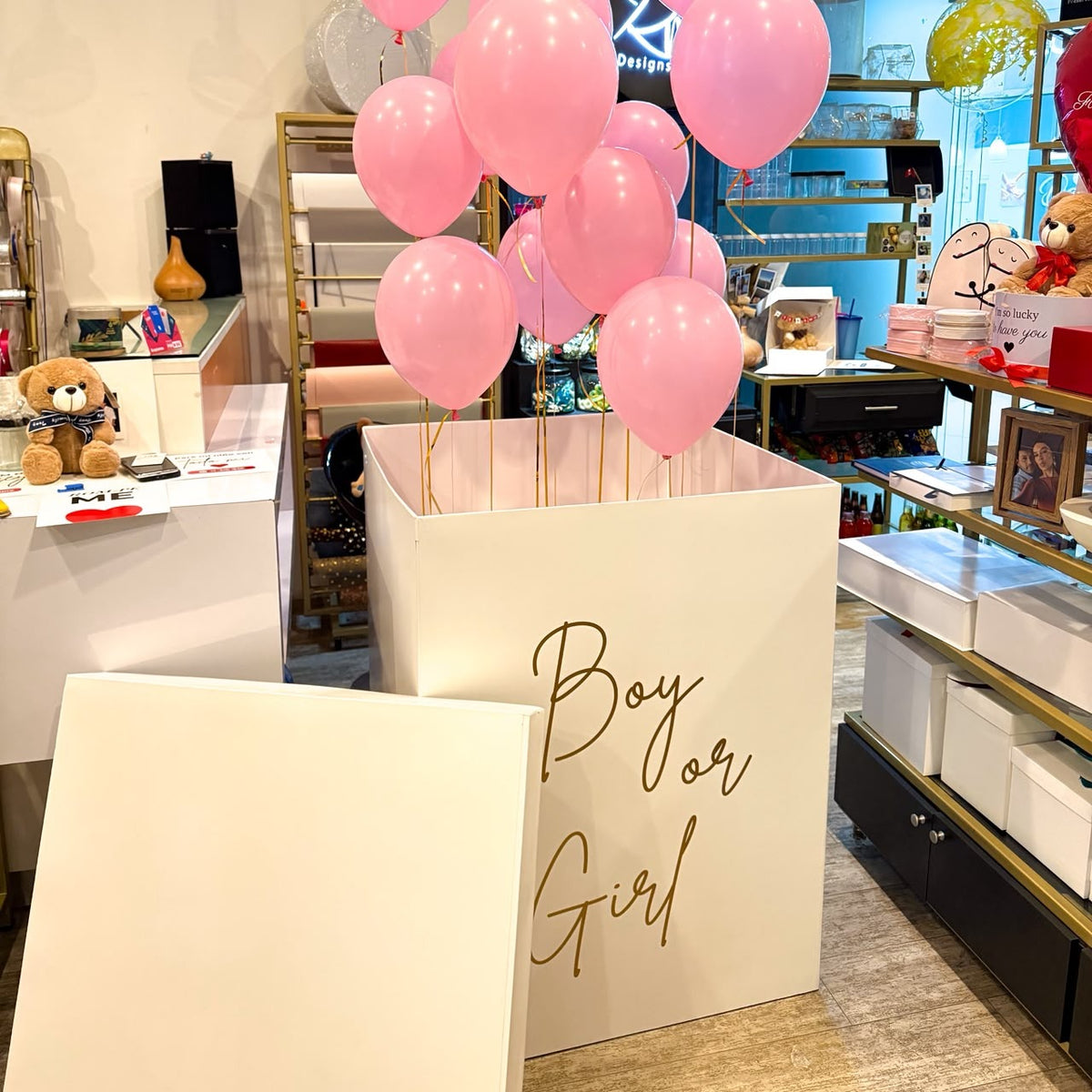 Caja jumbo gender reveal
