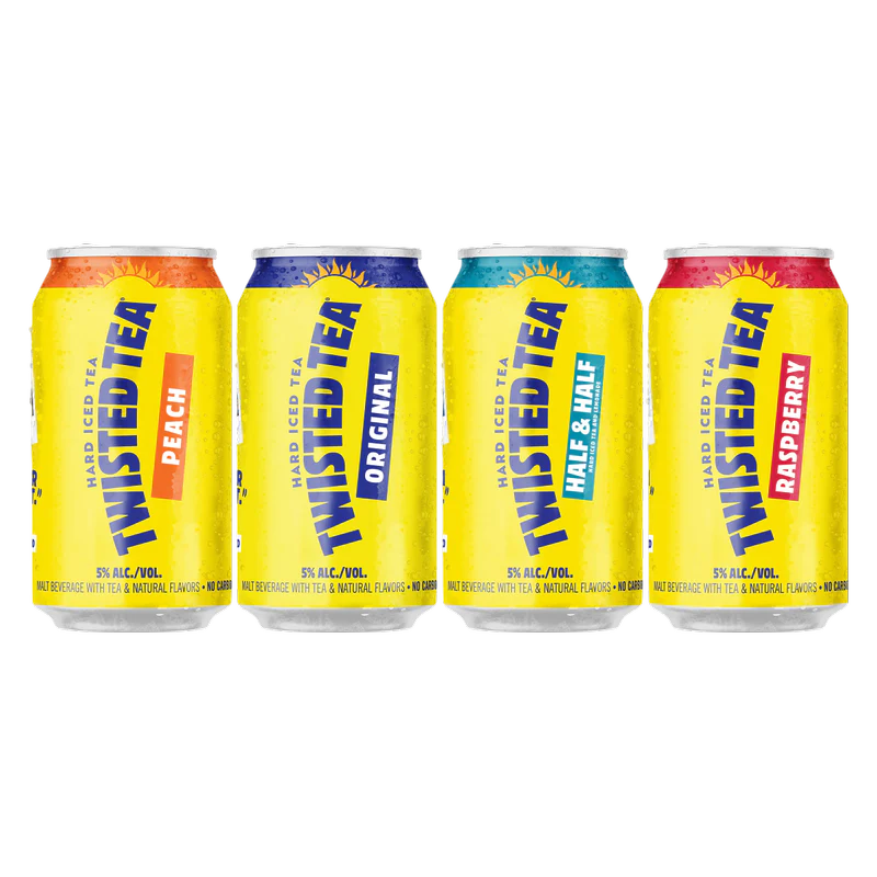 Twisted Tea Té Helado, Lata de Aluminio de 12 fl oz