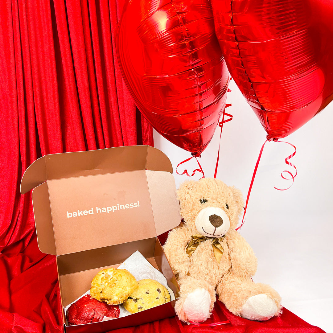 Oso, Galletas y Globos
