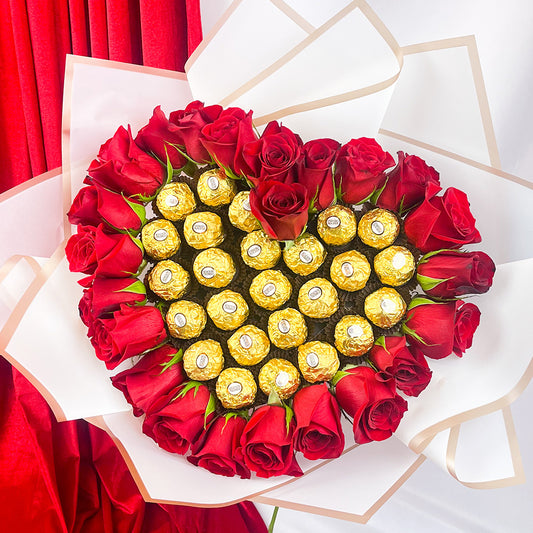 Ramo corazón Valentines