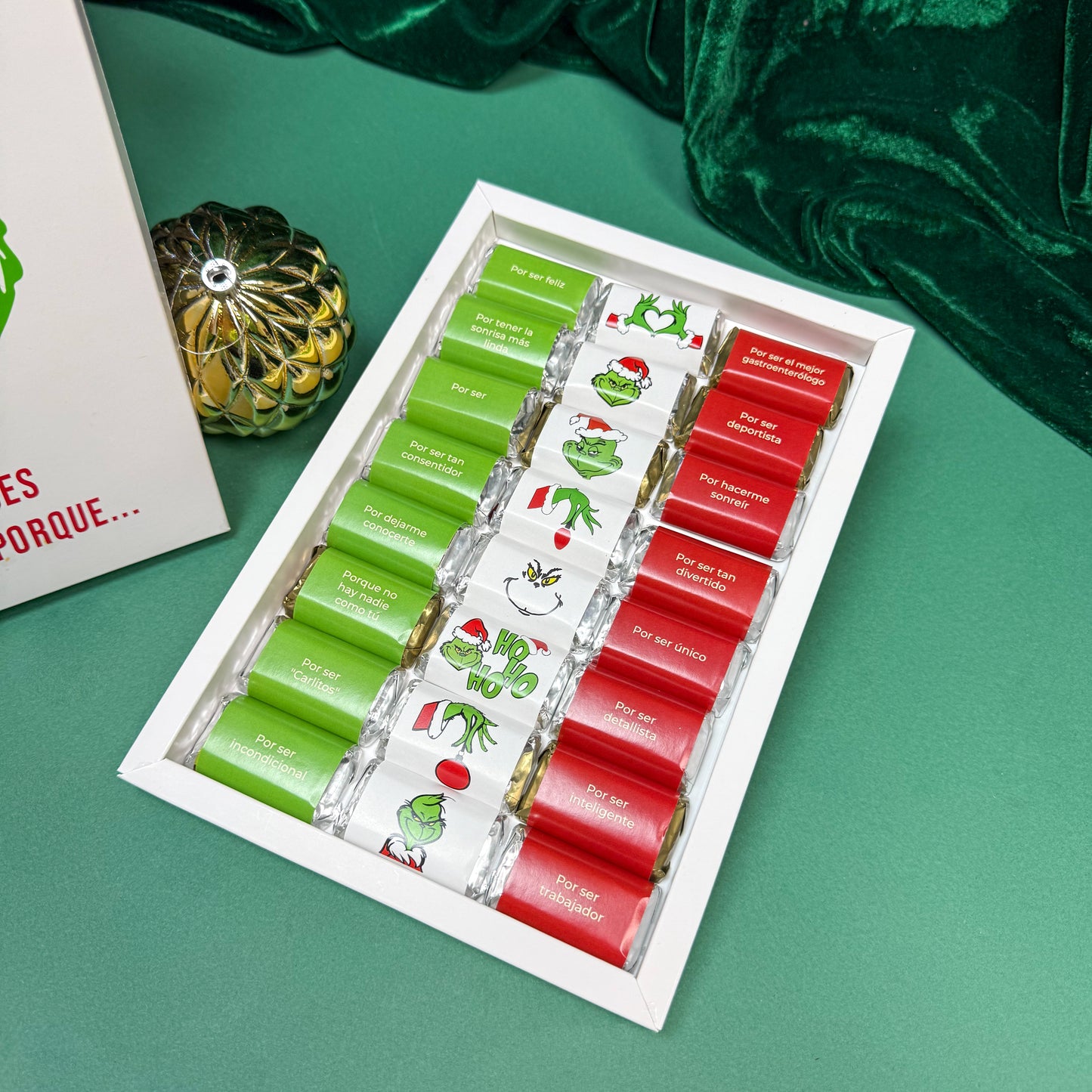 Chocolates personalizados navidad