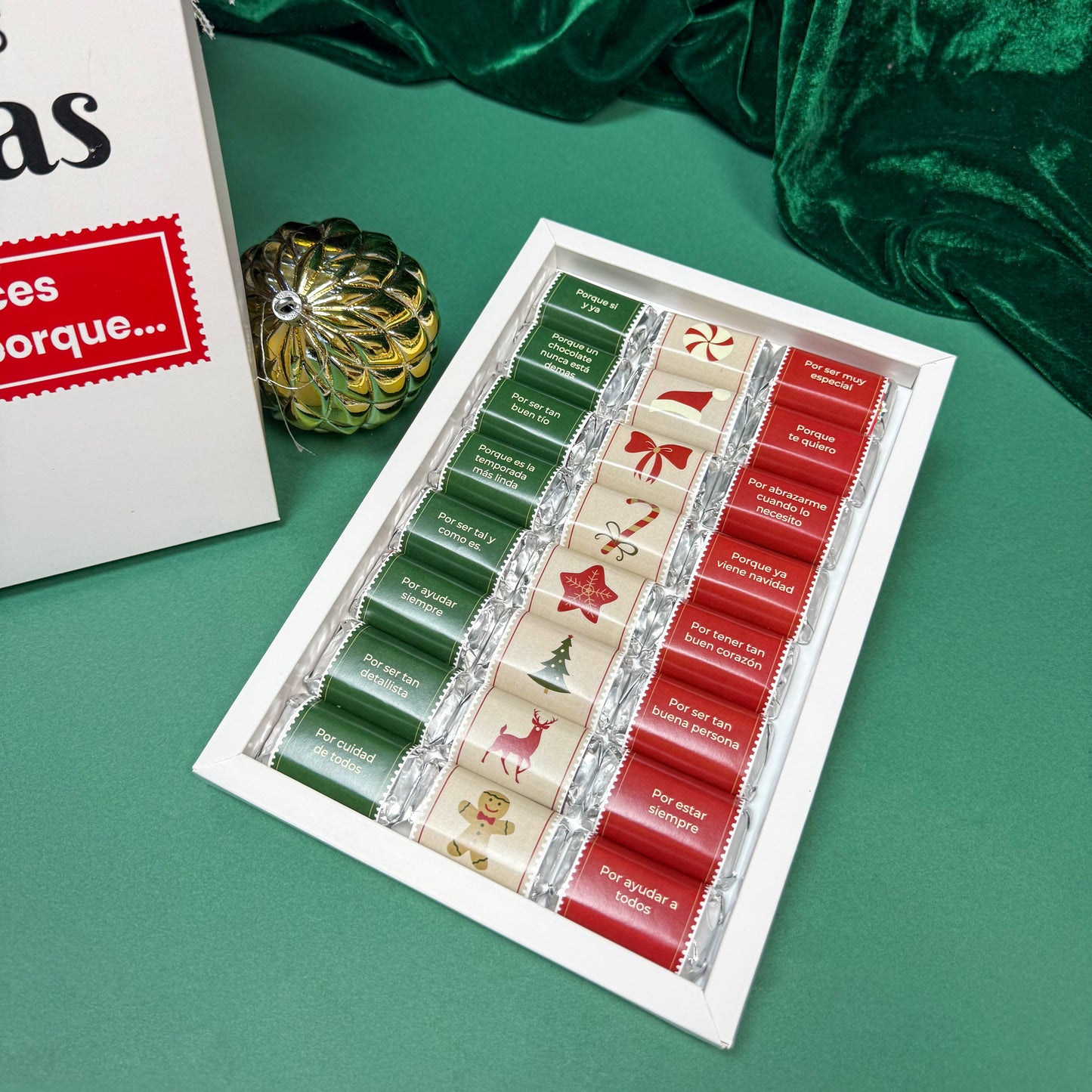 Chocolates personalizados navidad