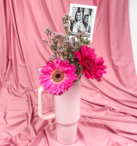 Termo con flores