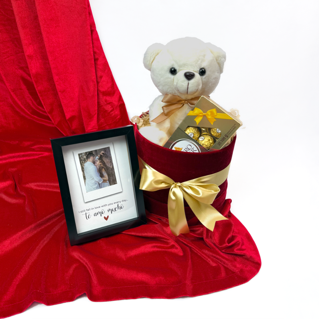 Oso en caja terciopelo