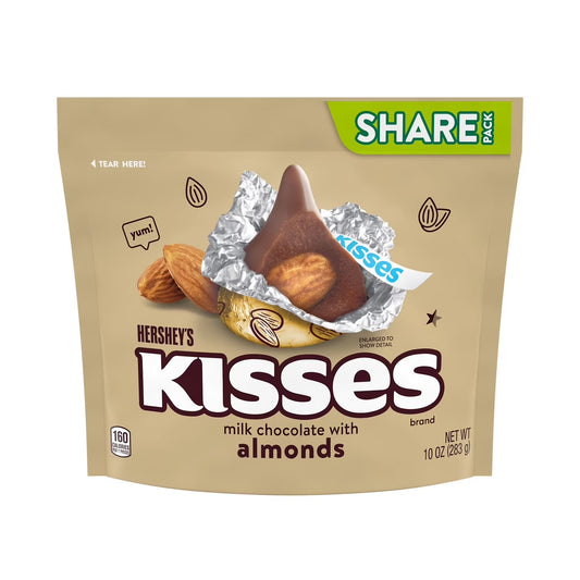 Kisses Chocolate con Leche con Almendras