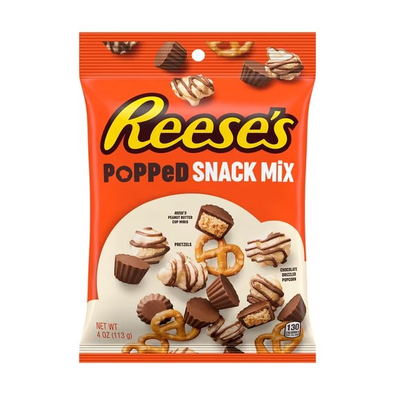 Reese's , Mezcla de Botanas de Palomitas Infladas, 4 oz