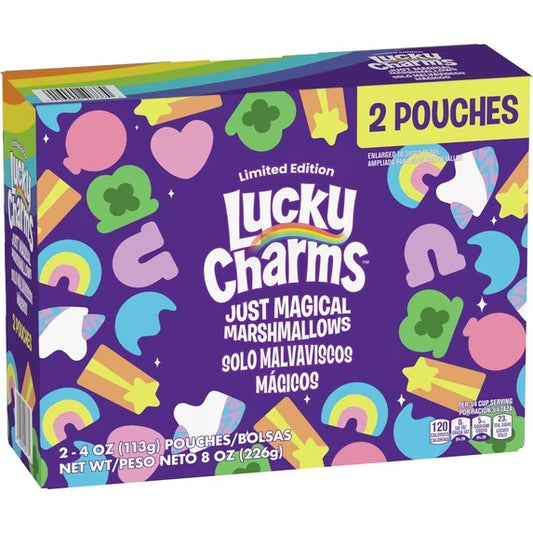 Lucky Charms Edición Del Día de San Patricio Solo Marshmallows, Paquete de 2, 8oz
