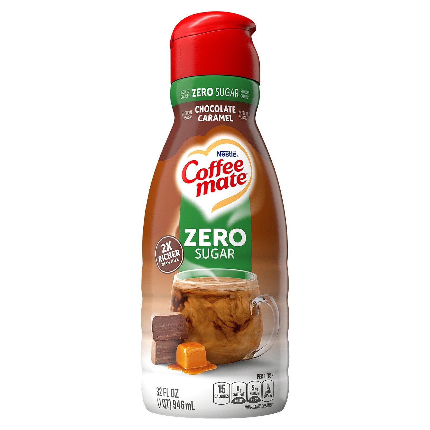 Coffee mate Sugar Free Chocolate Caramel Coffee Creamer, 32 Fl. Oz