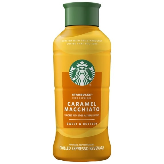 Starbucks Espresso Bebida Helado Caramelo Macchiato 40 Fl Oz