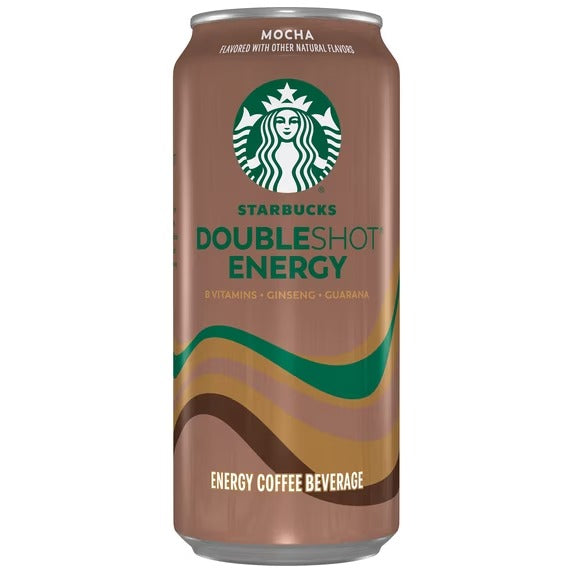 Starbucks Doubleshot Bebida Energética de Café Moca, Lata de 11 oz