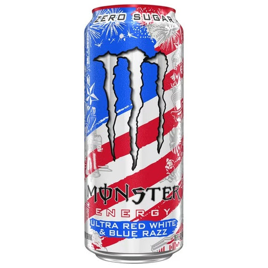 Monster USA  Ultra, Red White & Blue Razz