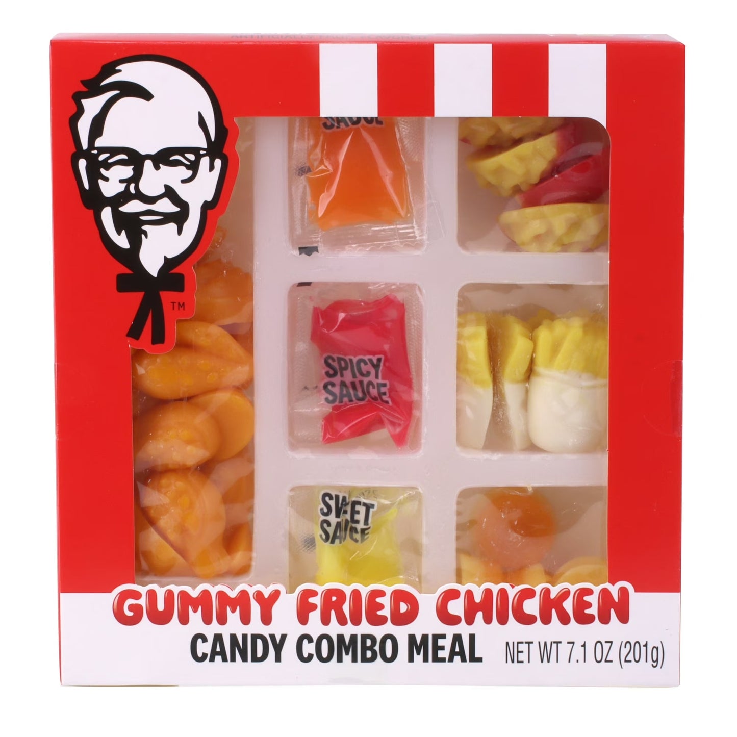 KFC Comida Combinada de Pollo Frito con Gomitas de Frankford, 7.1 Onzas