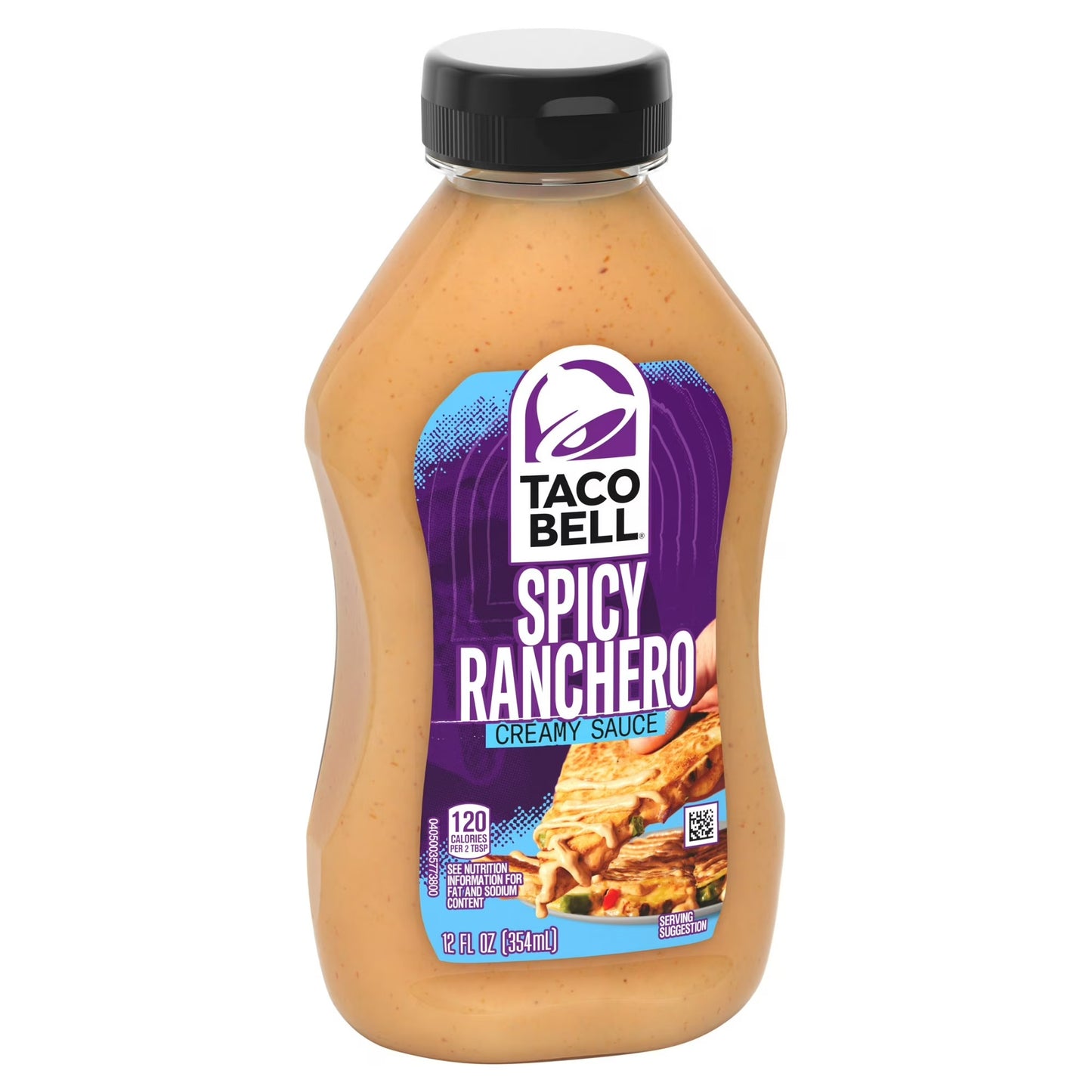 Taco Bell Salsa Ranchera Cremosa y Picante, Botella de 12 oz