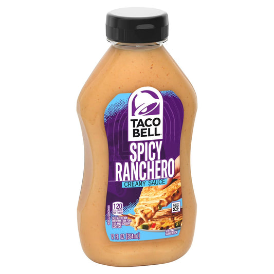 Taco Bell Salsa Ranchera Cremosa y Picante, Botella de 12 oz