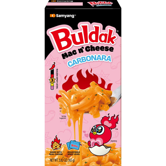 Buldak Mac n' Cheese Carbonara