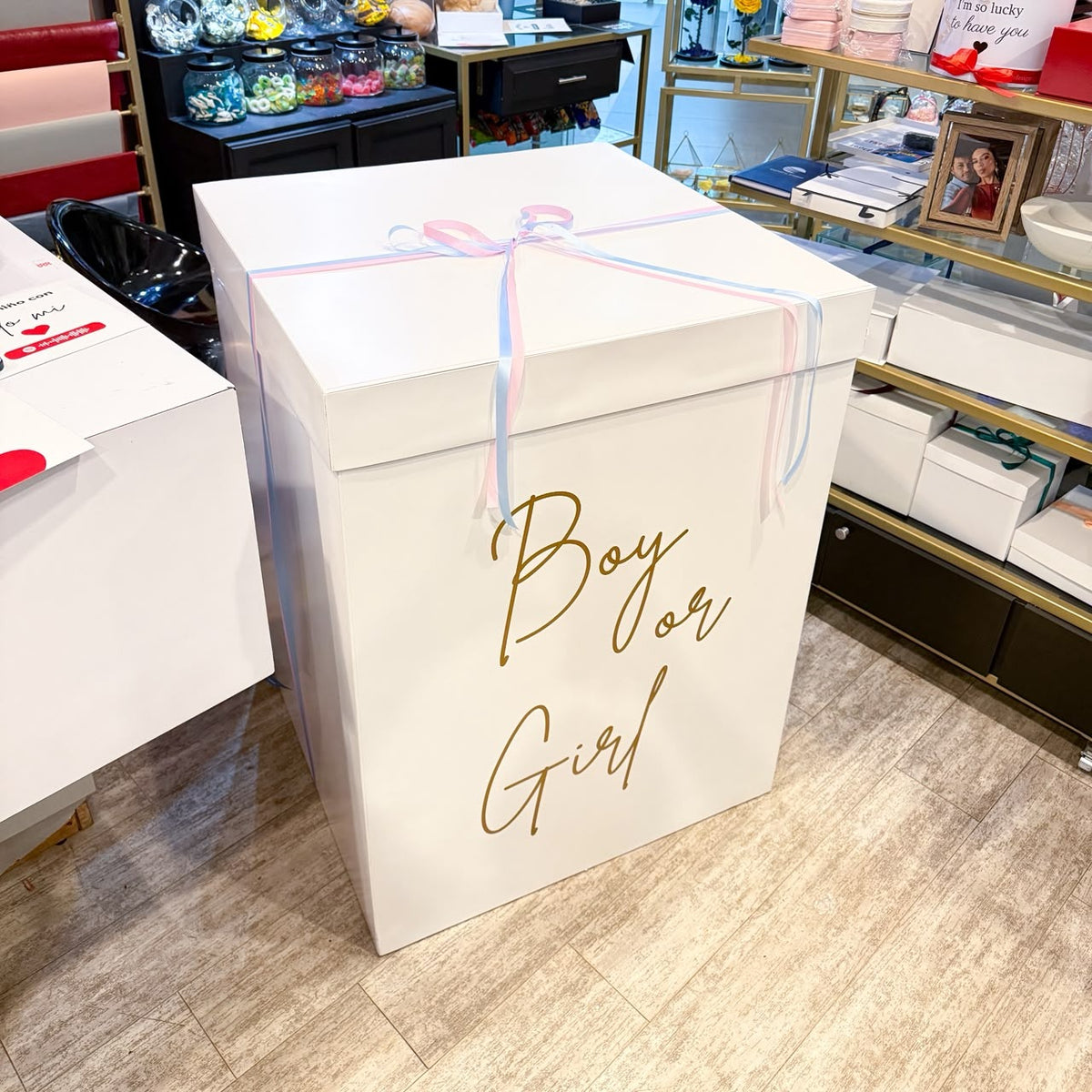 Caja jumbo gender reveal