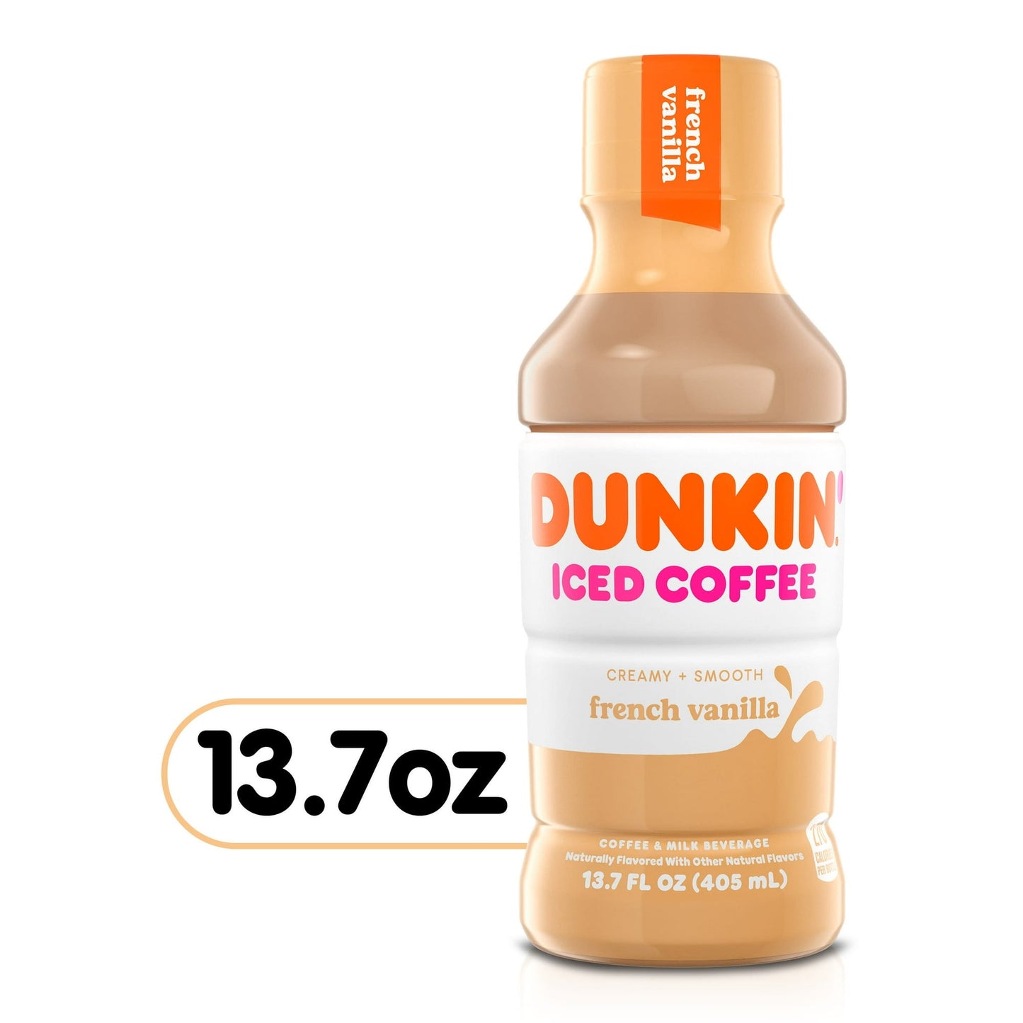 Dunkin Donuts Café Helado de Vainilla Francesa, 13,7 Fl. Onz.