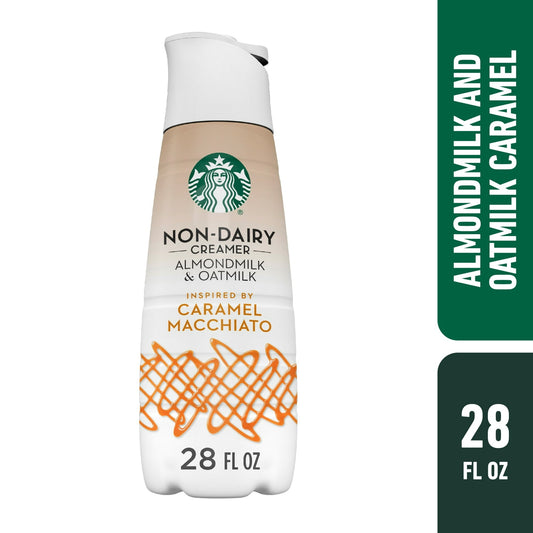 Starbucks Crema para Café con Sabor a Caramelo No Láctea, 28 fl oz