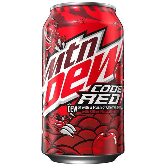 Mountain Dew Code Rojo, Lata de 12 Oz