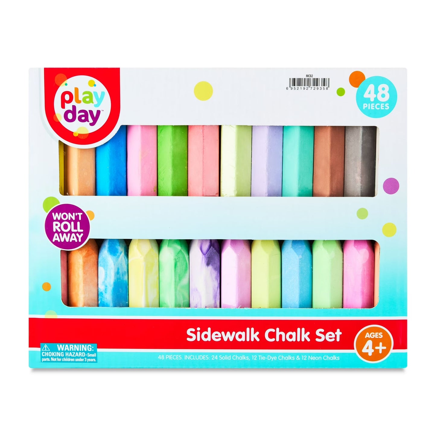 Play Day Juego de 48 Piezas Multicolor