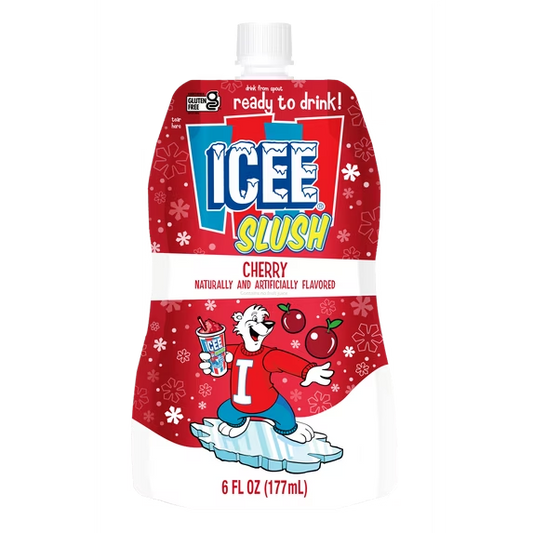 Icee Slush Cherry Freeze & Squeeze Drink Pouch, 6 fl oz