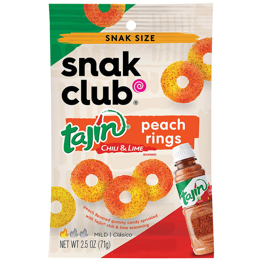 Snak Club Tajin Peach Rings