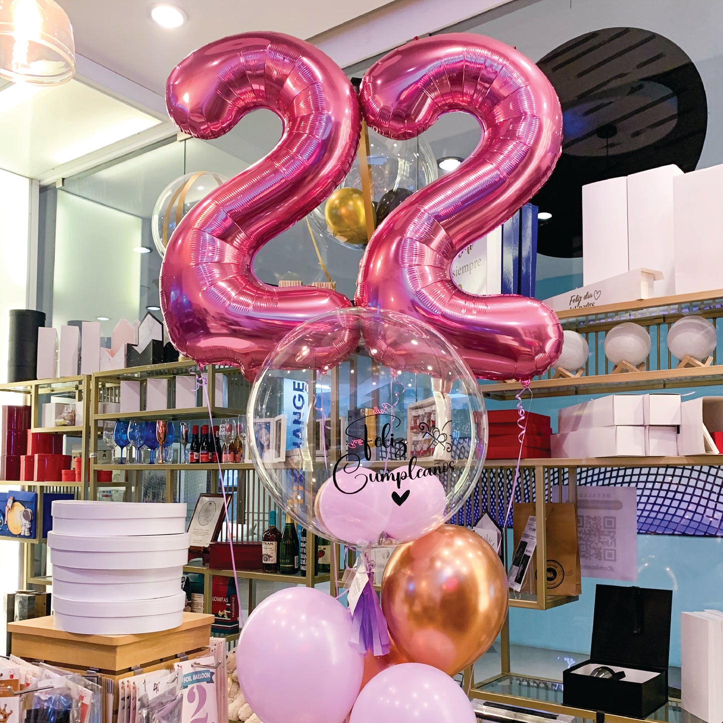 Combo globos con números